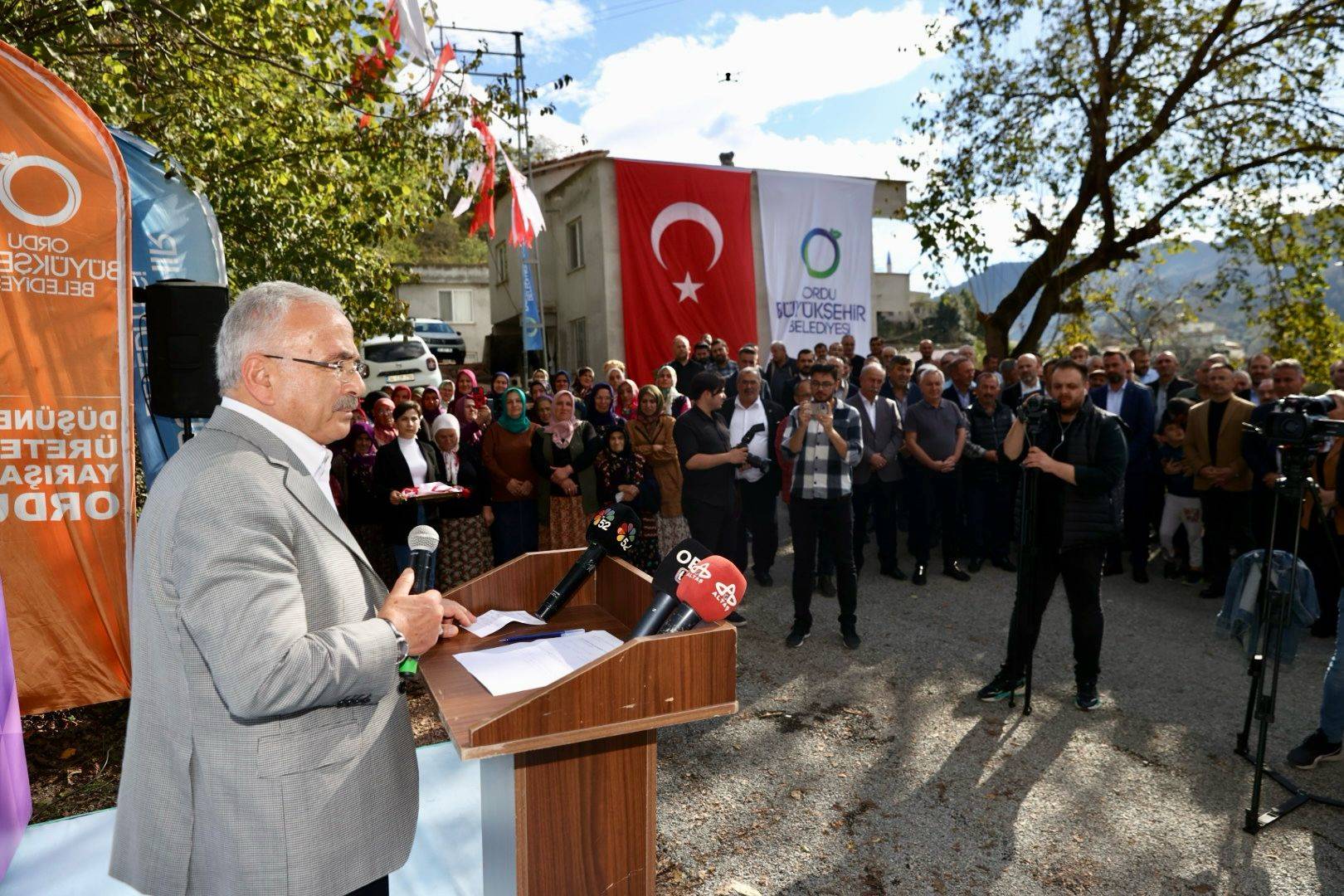 FATSA DEREYURT’TA MUTLU SON Ordu Büyükşehir Belediyesinin 19 ilçede olduğu