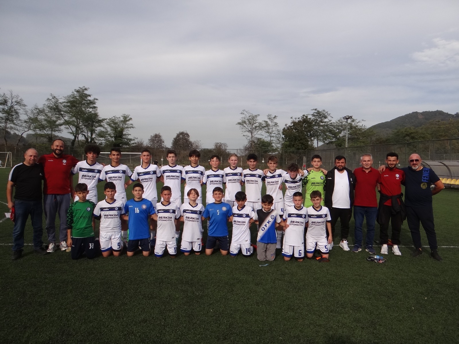 U-14 ligi ilk hafta mücadelesinde Fatsa Belediyespor’u ağırlayan Ünye Futbol