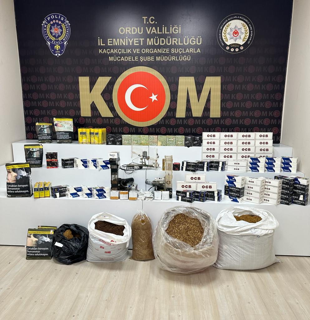 ORDU'DA KAÇAKÇILIK OPERASYONU KACAK3