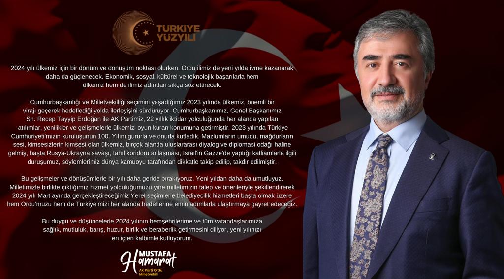 HAMARAT, “YENİ YILDA ORDUMUZ İVME KAZANACAK” hamarat