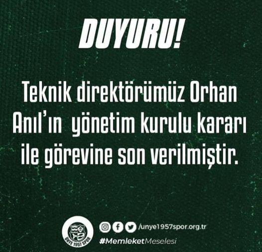 Kendi evinde Suluova Sebatspor’a 3-1 yenileyen Ünye 1957 Spor, teknik