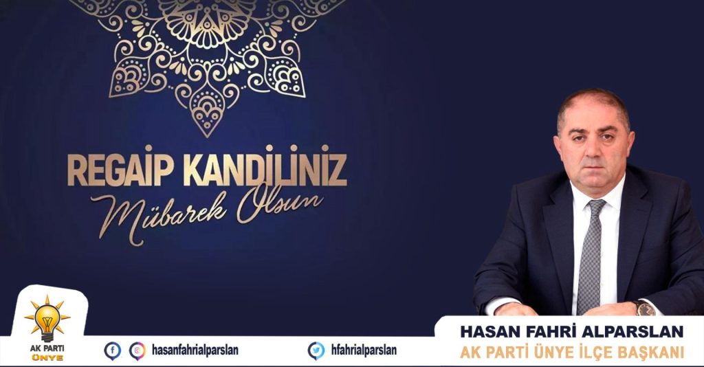 BAŞKAN ALPARSLAN’DAN REGAİP KANDİLİ MESAJI A1 8