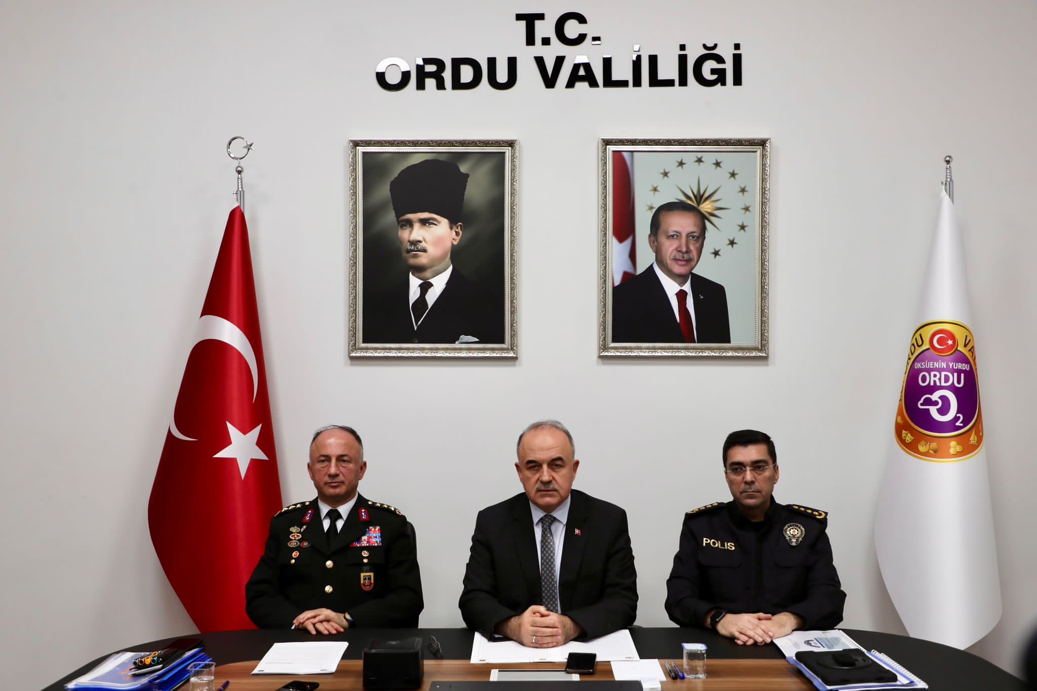 2023 yılında Ordu’da güvenlik, asayiş ile trafik konularında yürütülen çalışmalarla