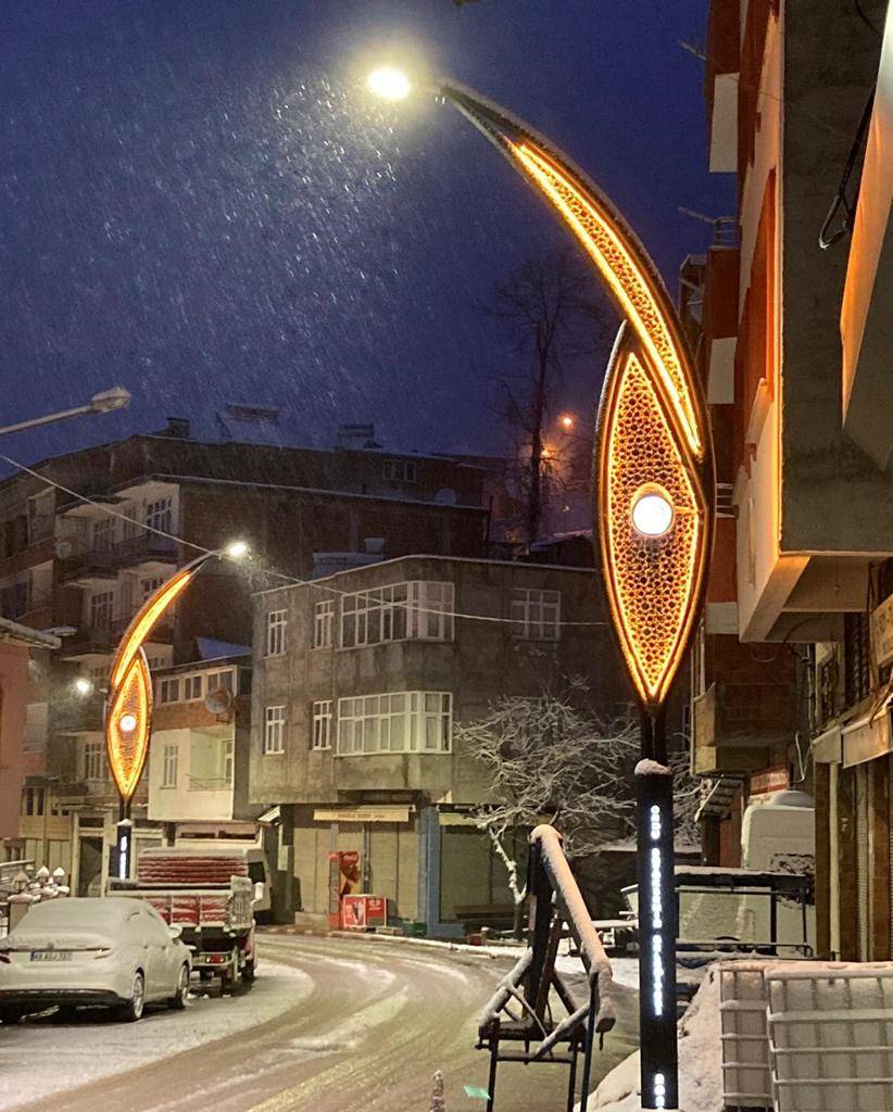 BÜYÜKŞEHİRDEN ÇAMAŞ’A MODERN AYDINLATMA Ordu Büyükşehir Belediye Başkanı Dr. Mehmet