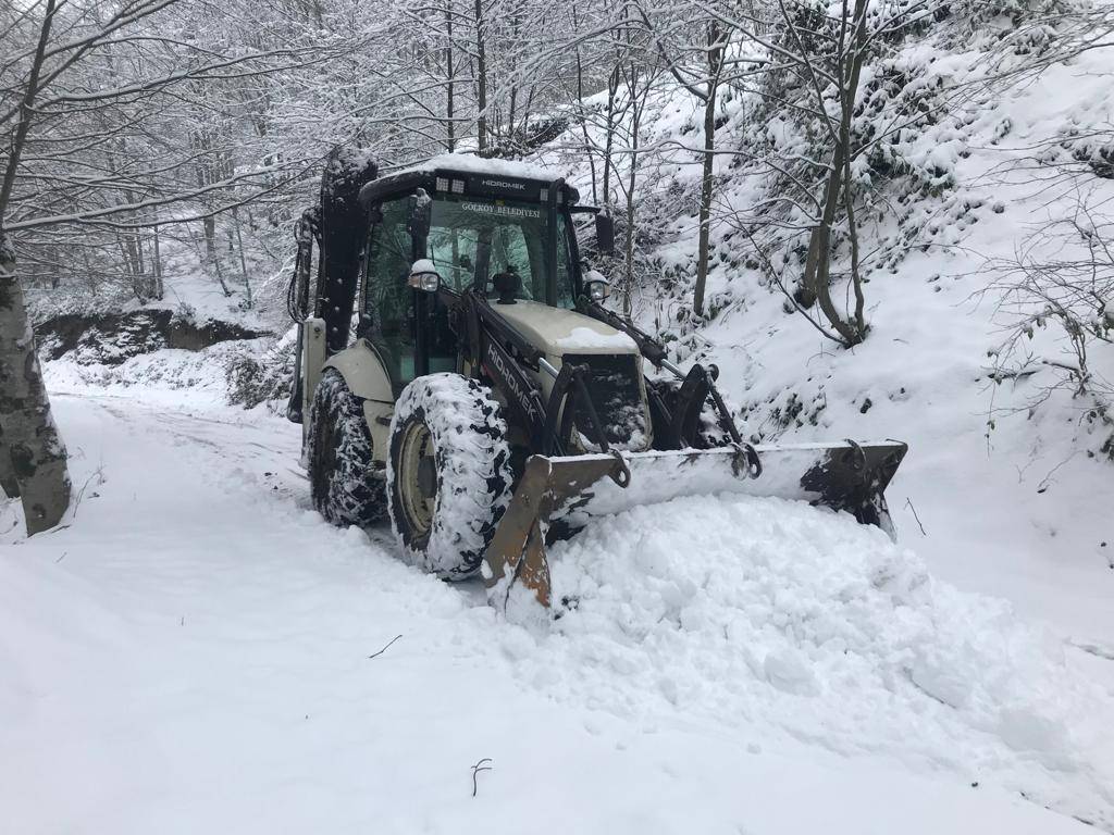 ORDU IŞIL IŞIL OLDU kar