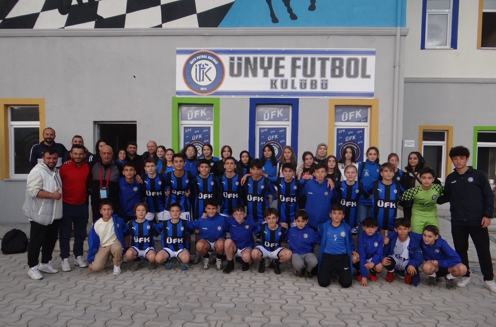 U-14 liginde deplasmanda Ordu İdmanyurdu’nu 12-0 mağlup etmeyi başaran Ünye