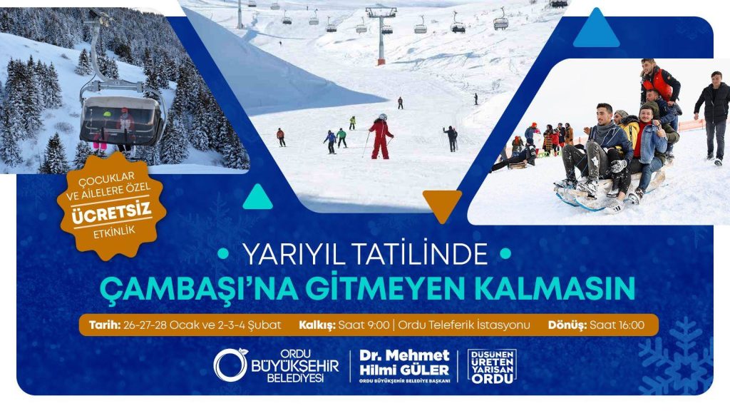 YARIYIL TATİLİNDE ÇAMBAŞI'NA GİTMEYEN KALMASIN yas