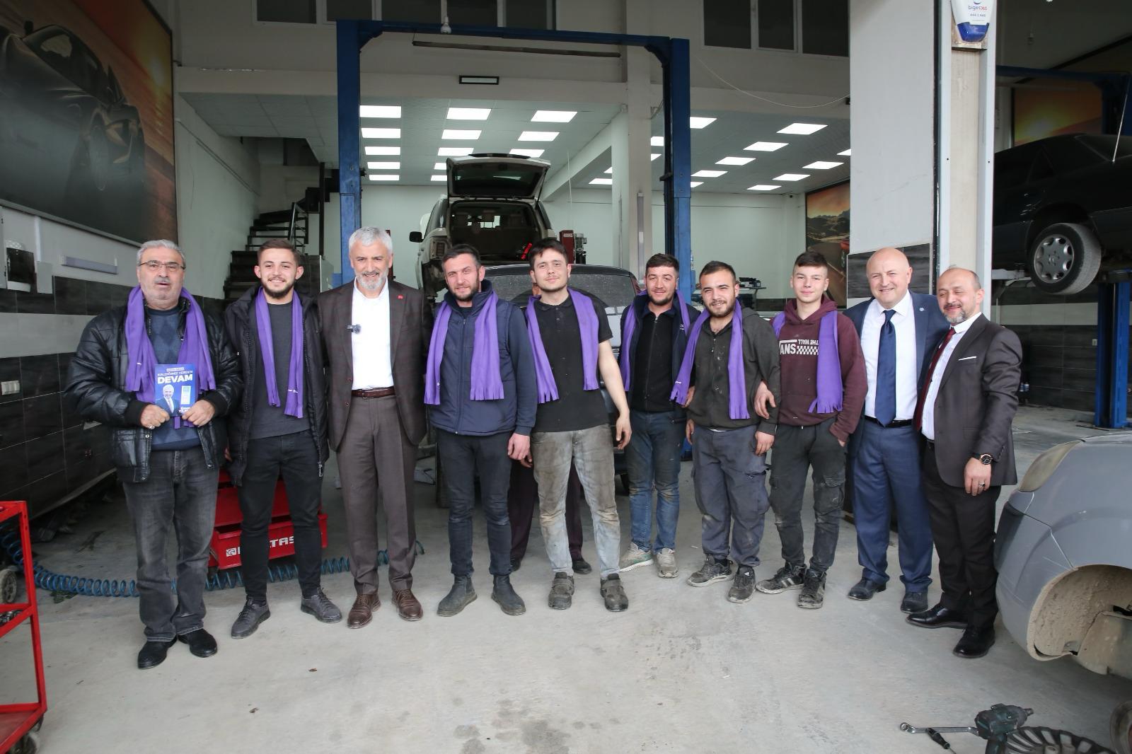 FATSA SANAYİ ESNAFINDAN SEVGİ SELİ Ordu Büyükşehir Belediyesi Kurucu Başkanı
