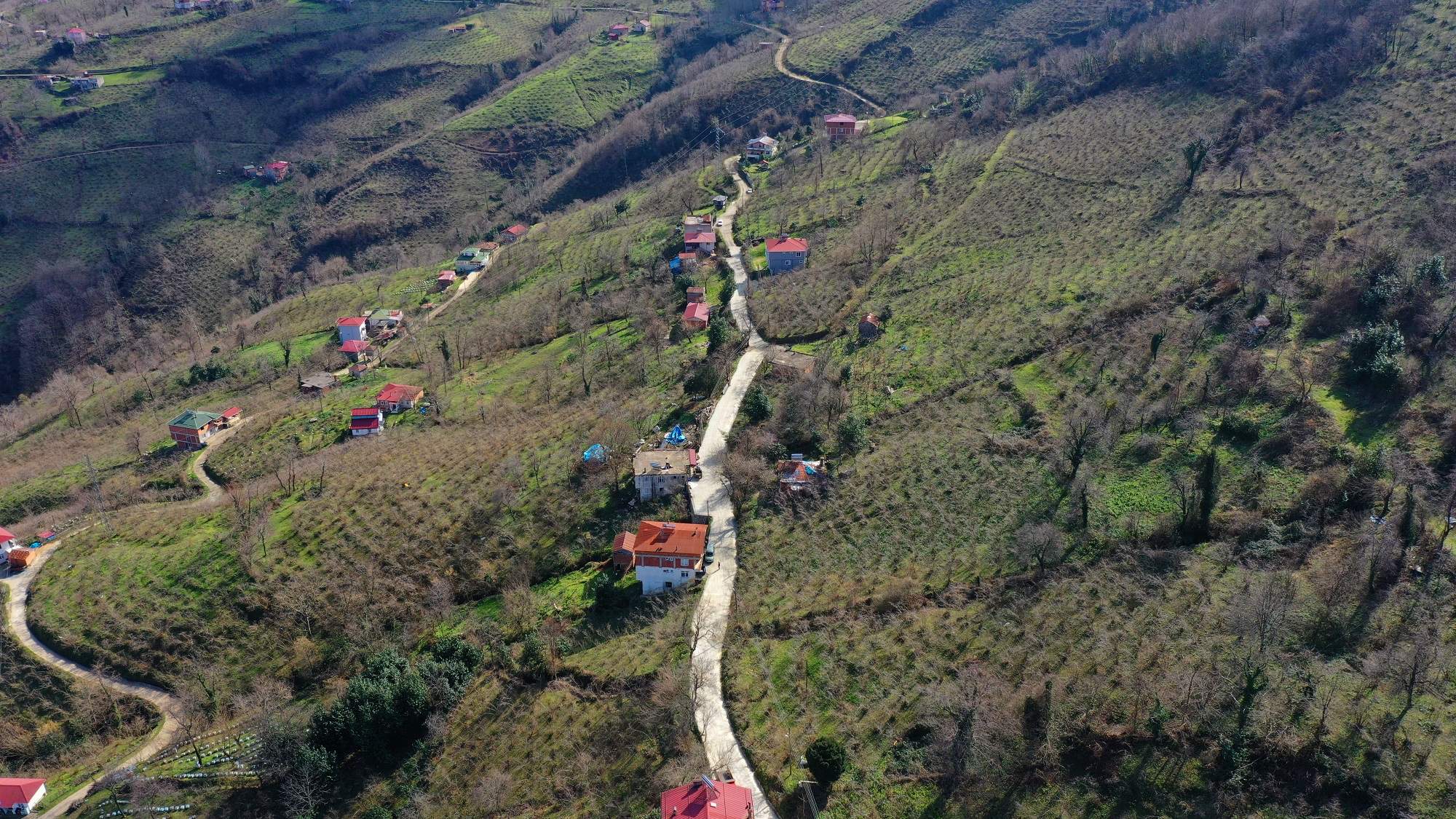 SARAY MAHALESİNDE BETON YOL SEVİNCİ Ordu Büyükşehir Belediyesi Perşembe ilçesi