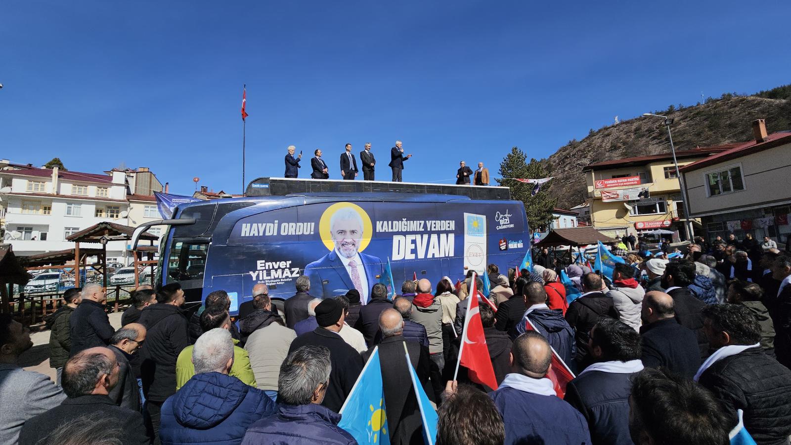 MESUDİYE ENVER YILMAZ’I BAĞRINA BASTI ENVER YILMAZ: “MESUDİYE BENİM MEMLEKETİM”