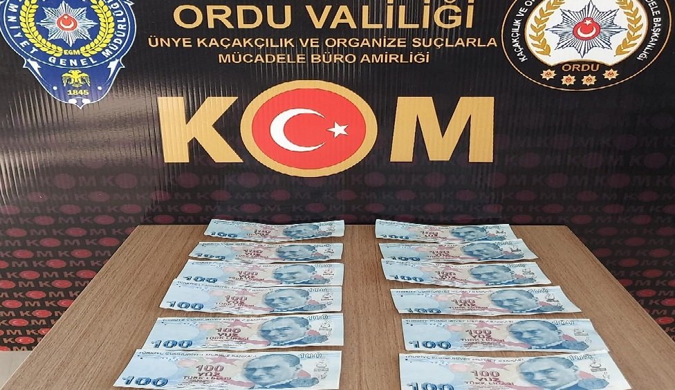 ÜNYE'DE SAHTE PARA OPERASYONU a1 4