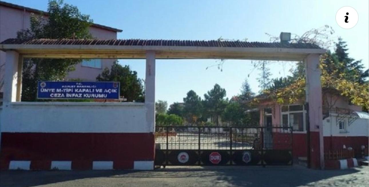 Ünye M-Tipi Kapalı ve Açık Ceza İnfaz Kurumu’nda yangın meydana