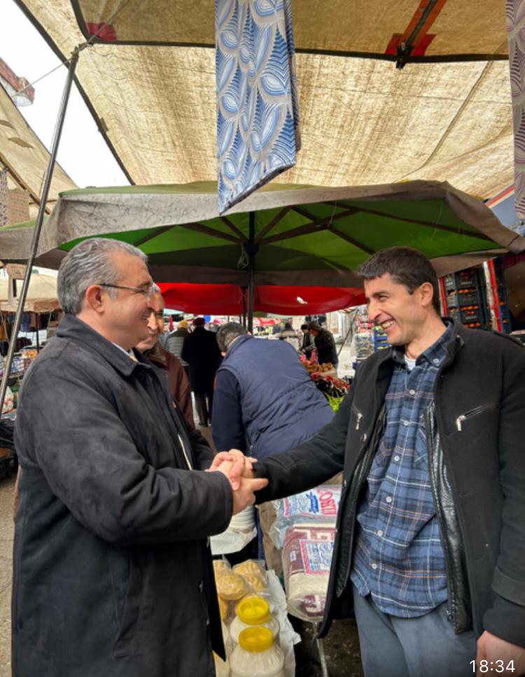 Cumhuriyet Halk Partisi Ünye belediye başkan adayı Cumhur Öztürk pazar