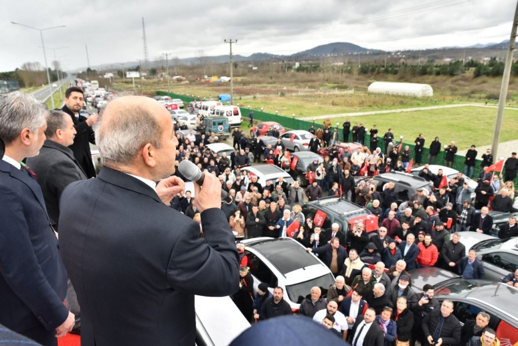 ZEKAİ SANA'YA ÜNYE'DE COŞKUYLA KARŞILAMA cum