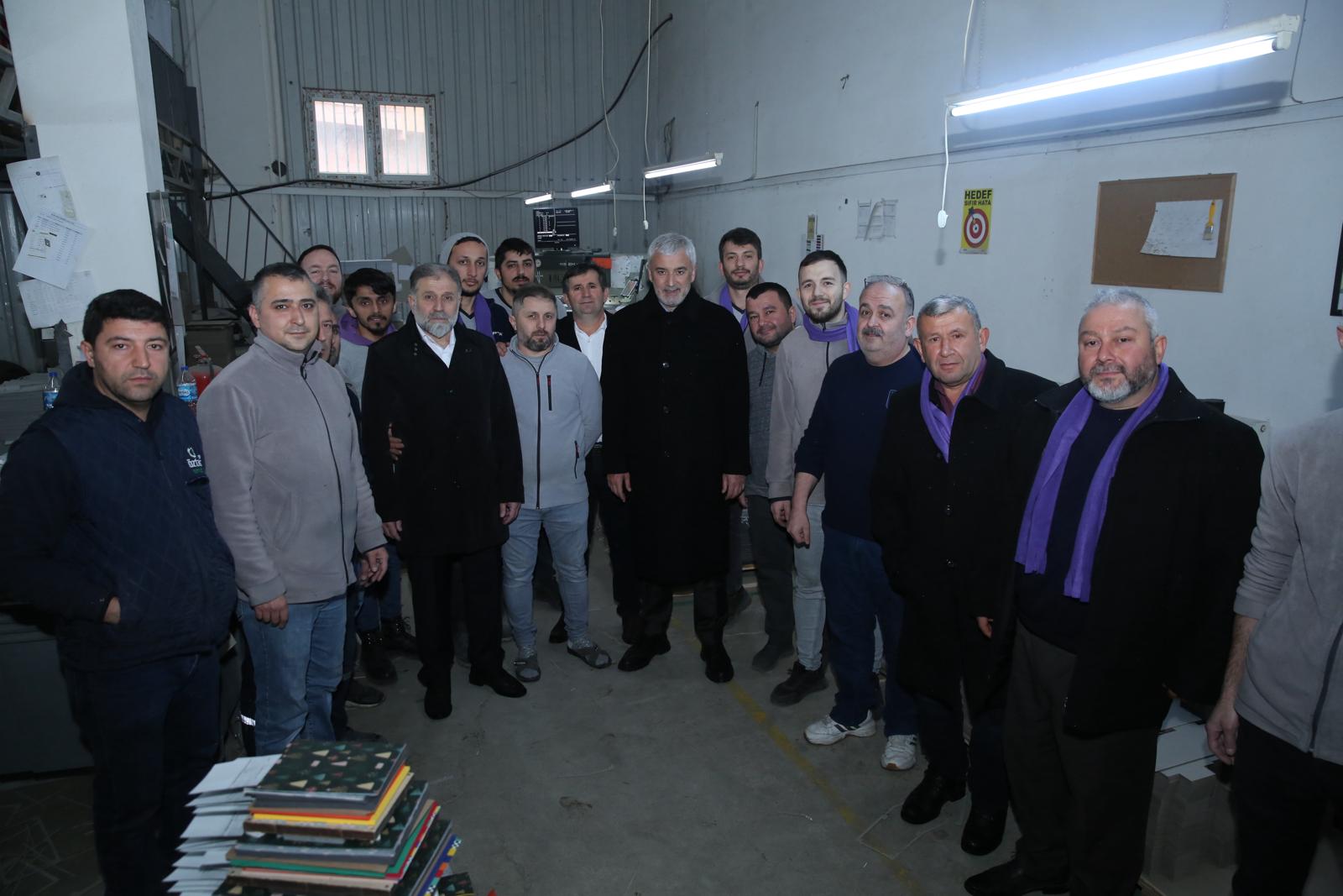 ENVER YILMAZ’A ÇAYBAŞI VE İKİZCE’DE SEVGİ SELİ SAĞANAK YAĞMURUN ALTINDA