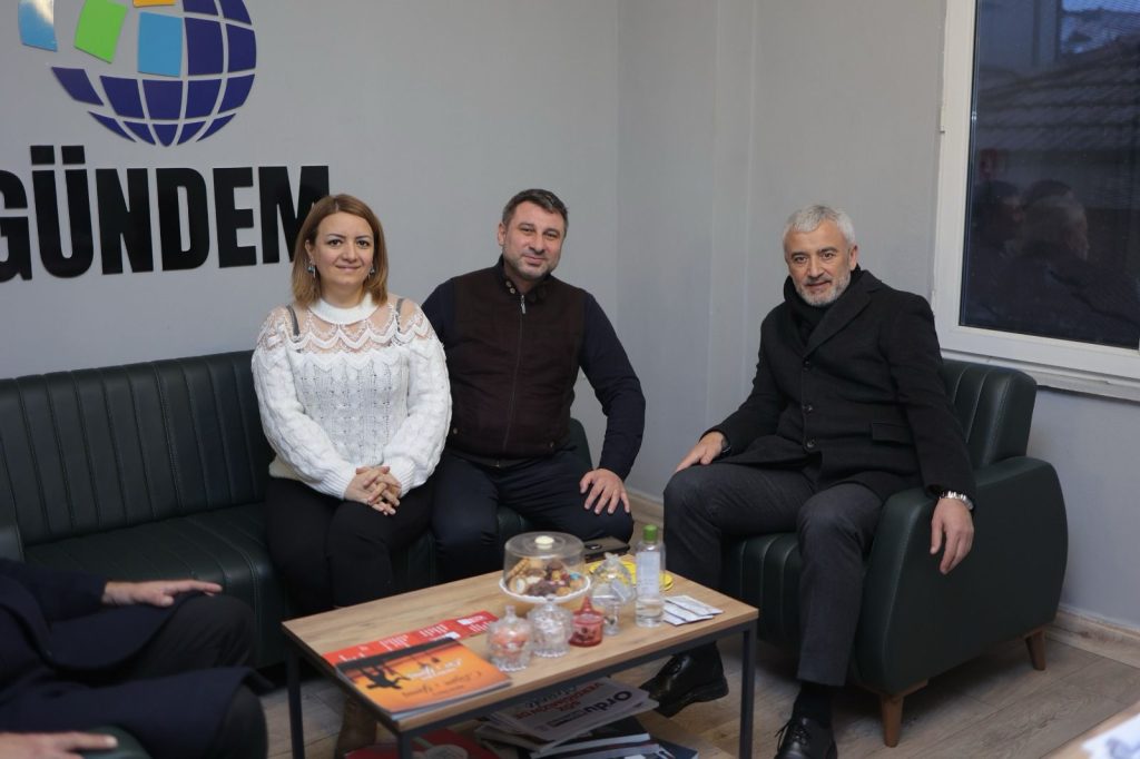 ENVER YILMAZ'DAN ÜNYE GÜNDEM'E NEZAKET ZİYARETİ enver 1