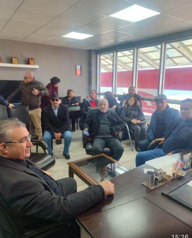 CHP Ünye Belediye Başkan Adayı Cumhur Öztürk, seçim kampanyası kapsamında