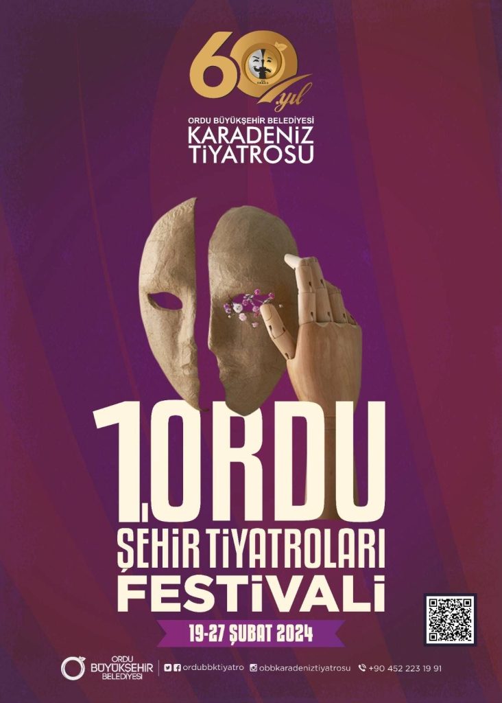1. ORDU ŞEHİR TİYATROLARI FESTİVALİ BAŞLIYOR s