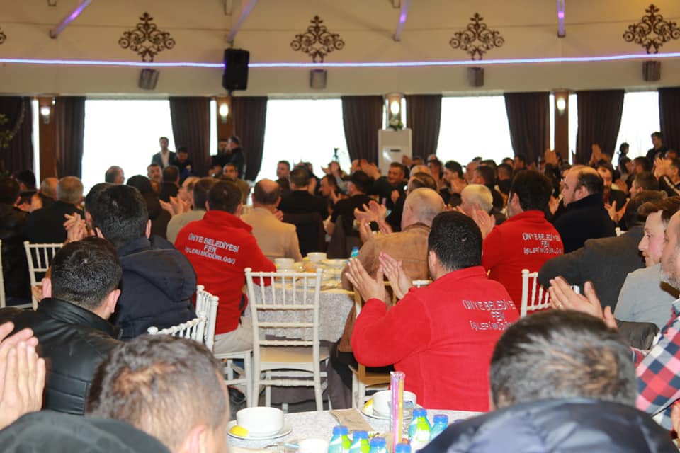 ÜNYE BELEDİYESİ’NDE İŞÇİLER BAYRAM ETTİ s7 4
