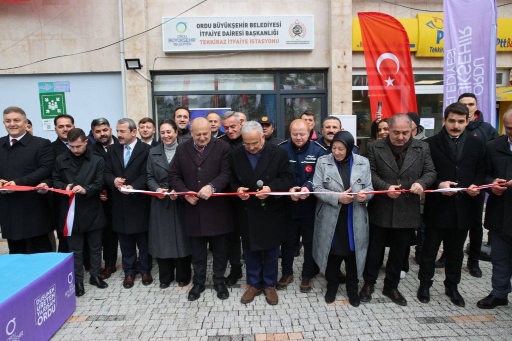 TEKKİRAZ’A İTFAİYE İSTASYONU KURULDU tek