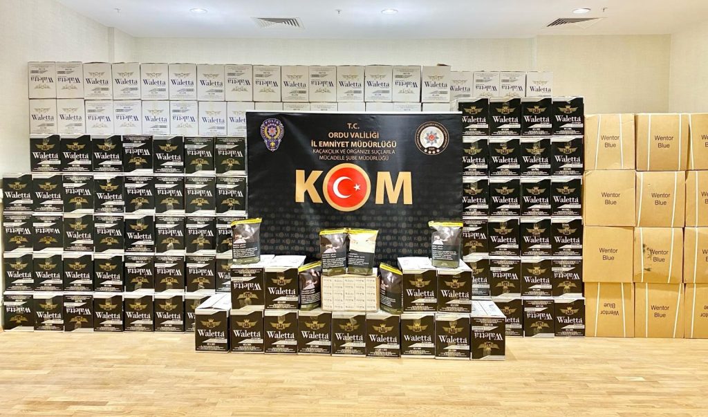 ORDU’DA KAÇAK TÜTÜN OPERASYONU! tu
