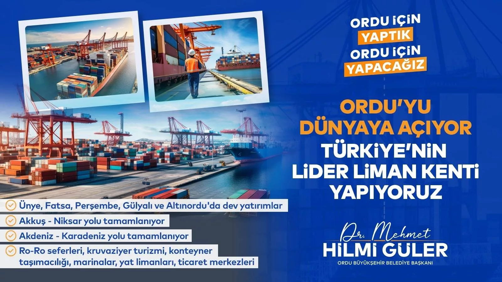  Dr. Mehmet Hilmi Güler’in başlatmış olduğu yatırımlar ile uluslararası