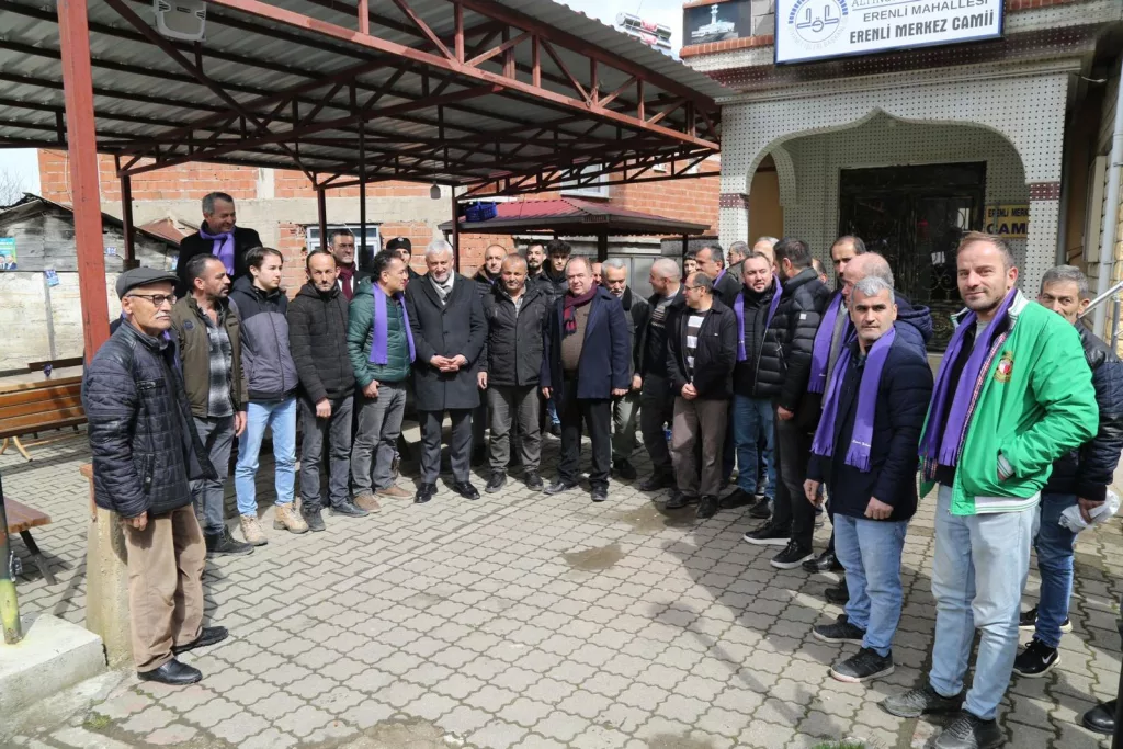 ENVER YILMAZ'A ALTINORDU'NUN MAHALLELERİNDE SEVGİ SELİ 10 19