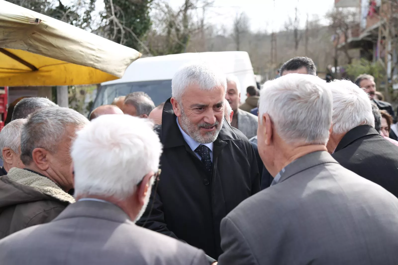 ENVER YILMAZ ÜNYE’DE ADIM ATMADIK YER BIRAKMADI HENÜZ SEÇİLMEDEN HİZMET