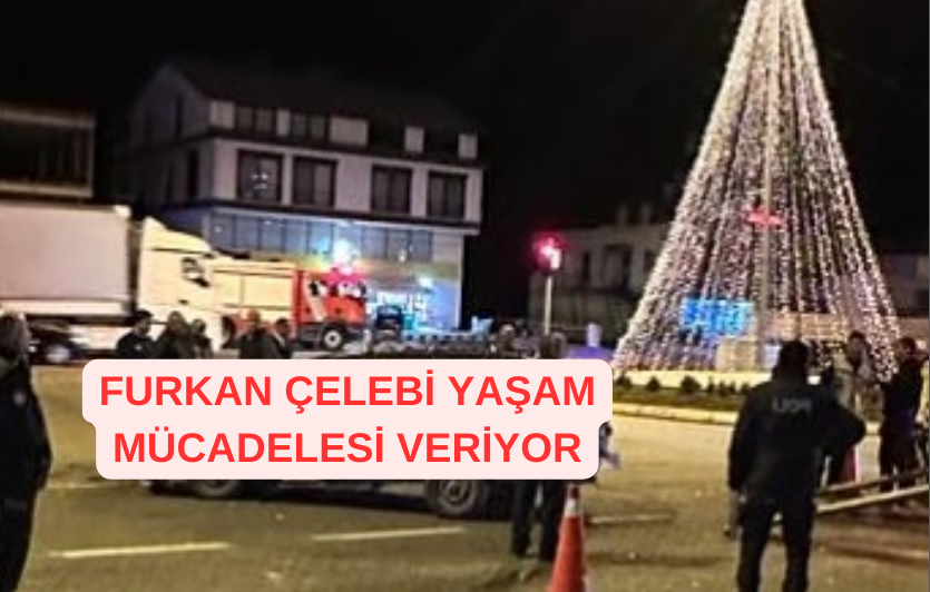 ÜNYE DEVLET HASTANESİ KAVŞAĞINDA TRAFİK KAZASI FURKAN CELEBI YASAM MUCADELESI VERIYOR