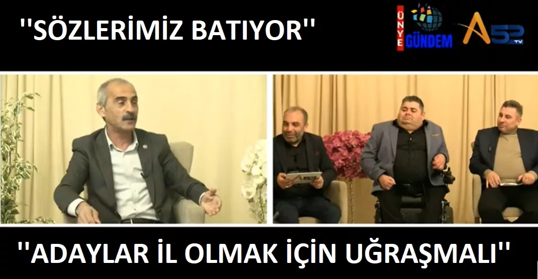 Ünye ‘nin Tek televizyonu a52 TV ve Ünye Gündem Haber