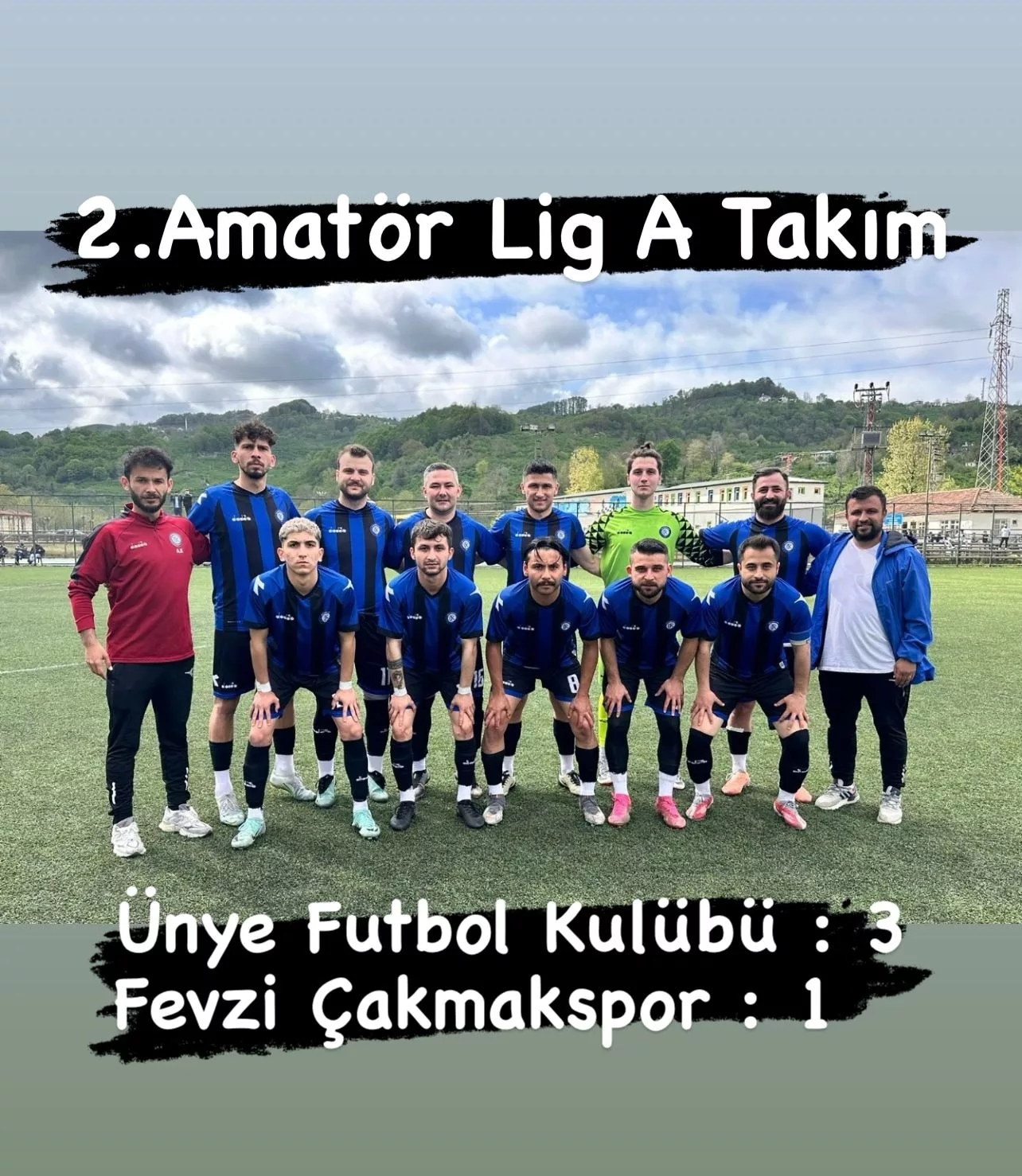 ÜNYE FUTBOL KULÜBÜ BİR GÜNDE ÜÇ GALİBİYET ELDE ETTİ Cevizdere