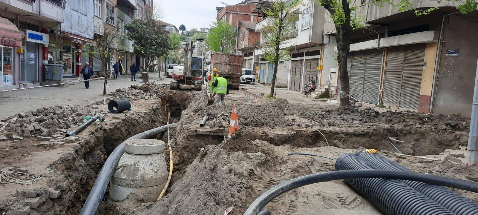 BÜYÜKŞEHİR, ÜNYE’NİN İÇME SUYU VE KANALİZASYON SORUNA NEŞTER VURDU ÜNYE,