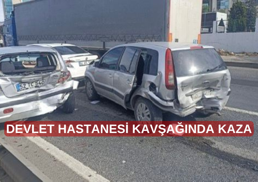 DEVLET HASTANESİ KAVŞAĞINDA KAZA Bir baslik ekleyin 3