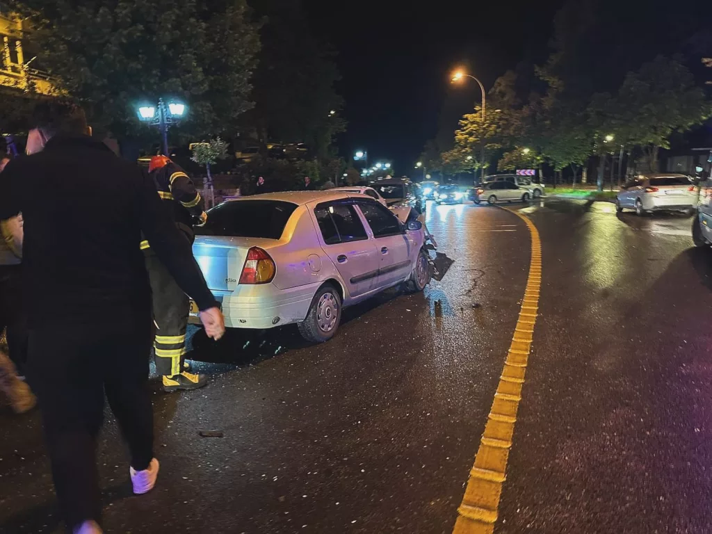 ÜNYE YÜZÜNCÜ YIL MEVKİİNDE KAZA KAZA