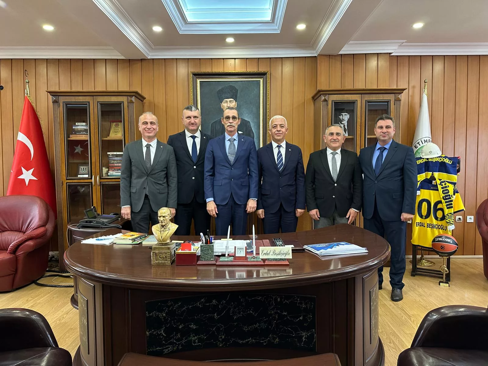Ünye Ticaret ve Sanayi Odası Heyeti, Etimesgut Belediye Başkanı Erdal
