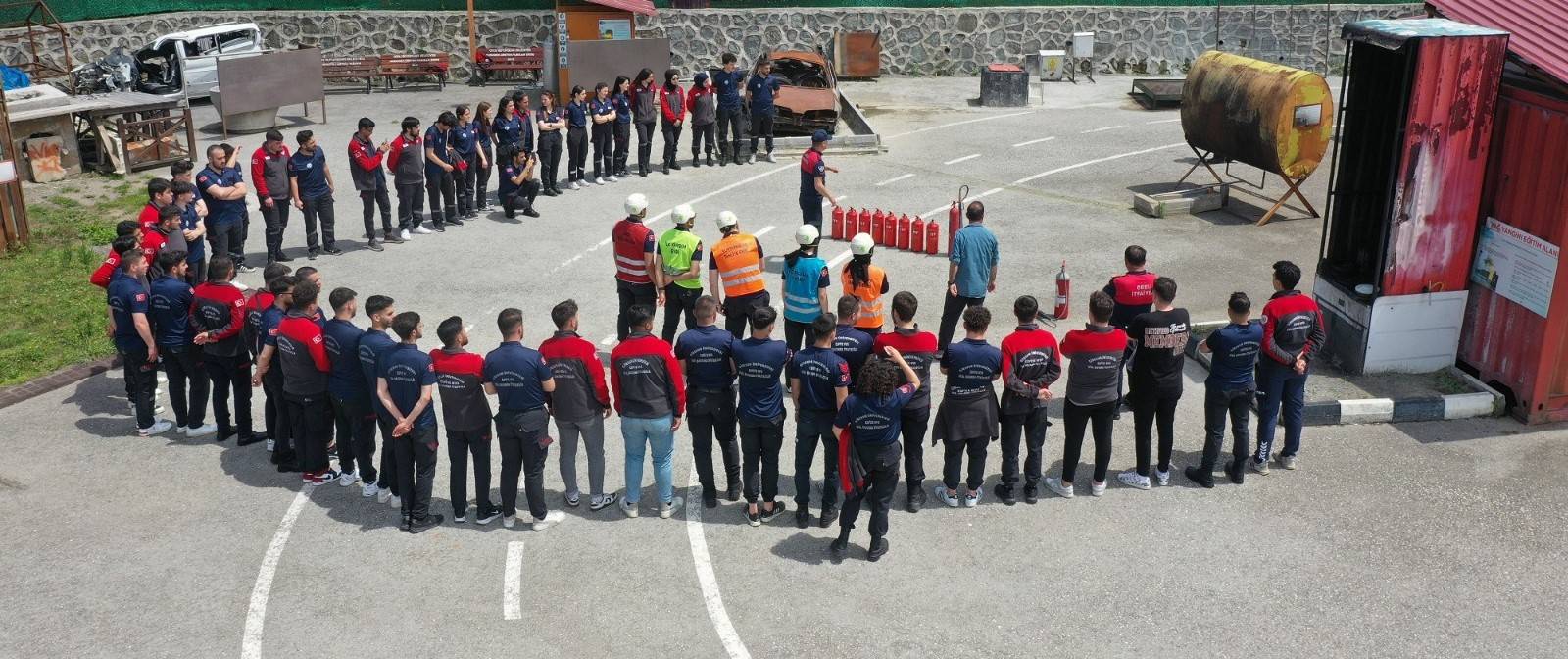 ORDU İTFAİYESİ GELECEĞİN İTFAİYECİLERİNİ YETİŞTİRİYOR İl içi ve il dışından