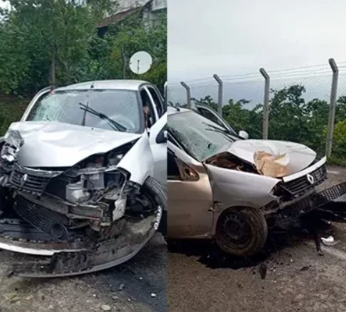 Ünye’de iki arkadaşıyla birlikte babasının otomobilini habersizce alan 15 yaşındaki
