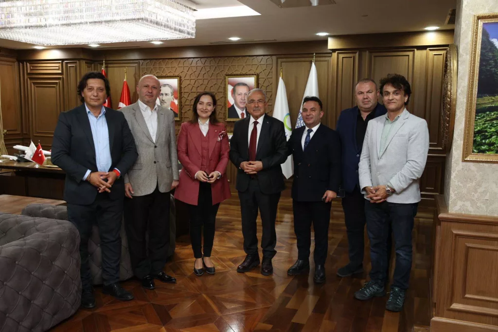 TÜRK ASILLI VİYANA EYALET MİLLETVEKİLİNDEN BAŞKAN GÜLER’E ZİYARET m1