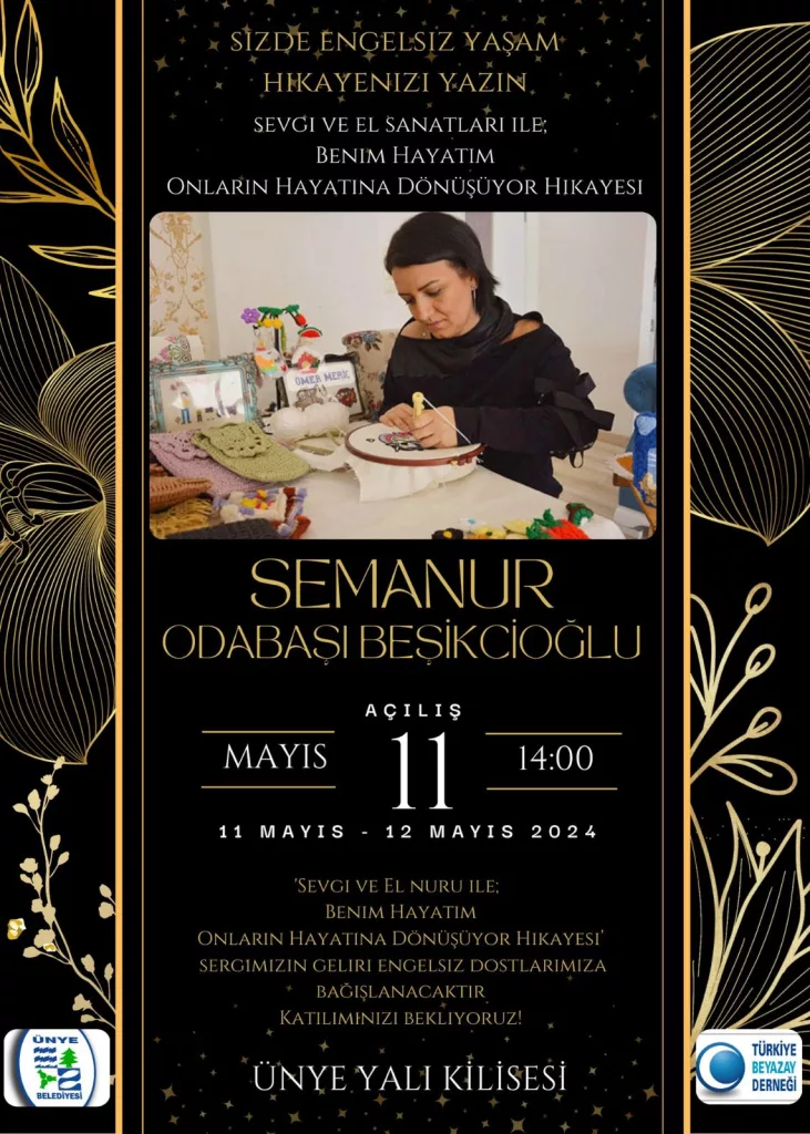 TÜRKİYE BEYAZAY DERNEĞİ ORDU İL BAŞKANI ÇAKIR, SEMANUR ODABAŞI BEŞİKCİOĞLU’NUN SERGİSİNE DAVET ETTİ se1