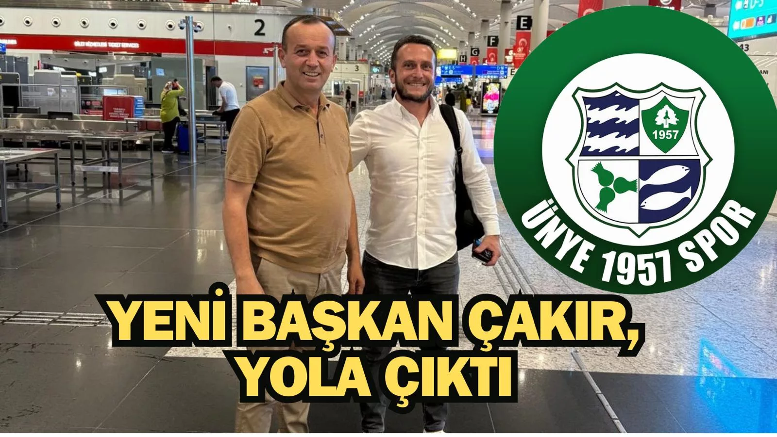 ÜNYE 1957 SPOR, YENİ BAŞKANINA BUGÜN KAVUŞUYOR Ünye 1957 Spor’da