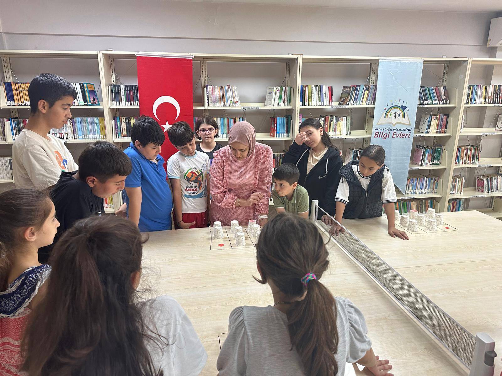 ÖĞRENCİLER YAZI ÖĞRENEREK GEÇİRECEK BİLGİ EVLERİ YAZ ETKİNLİKLERİ BAŞLADI. ALTINORDU-ÜNYE