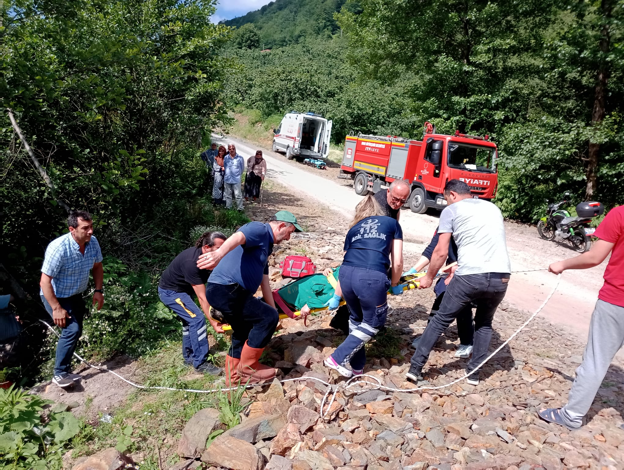 Ordu’da ATV Kazası: Uçuruma Yuvarlanan İki Kişi Kurtarıldı Ordu, Ünye