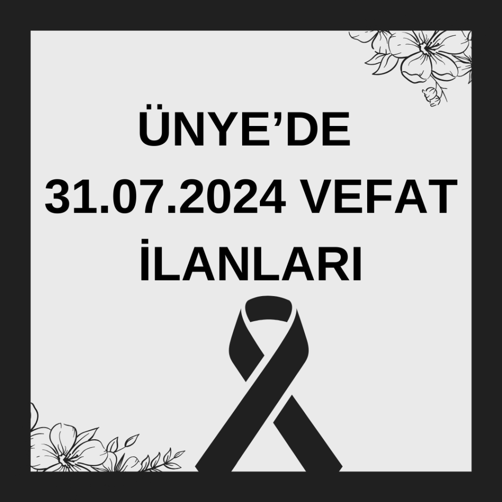 31.07.2024 VEFAT İLANLARI Black Rest in Peace Instagram Post 13