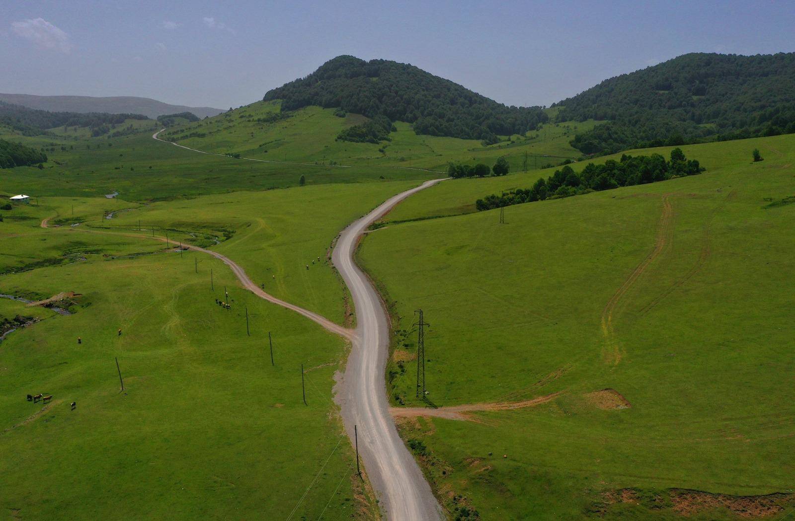 TURİZME ÇIKAN YOLLAR BÜYÜKŞEHİRLE MODERNLEŞİYOR ORDU BÜYÜKŞEHİR BELEDİYESİ ULUVAHTA YAYLA