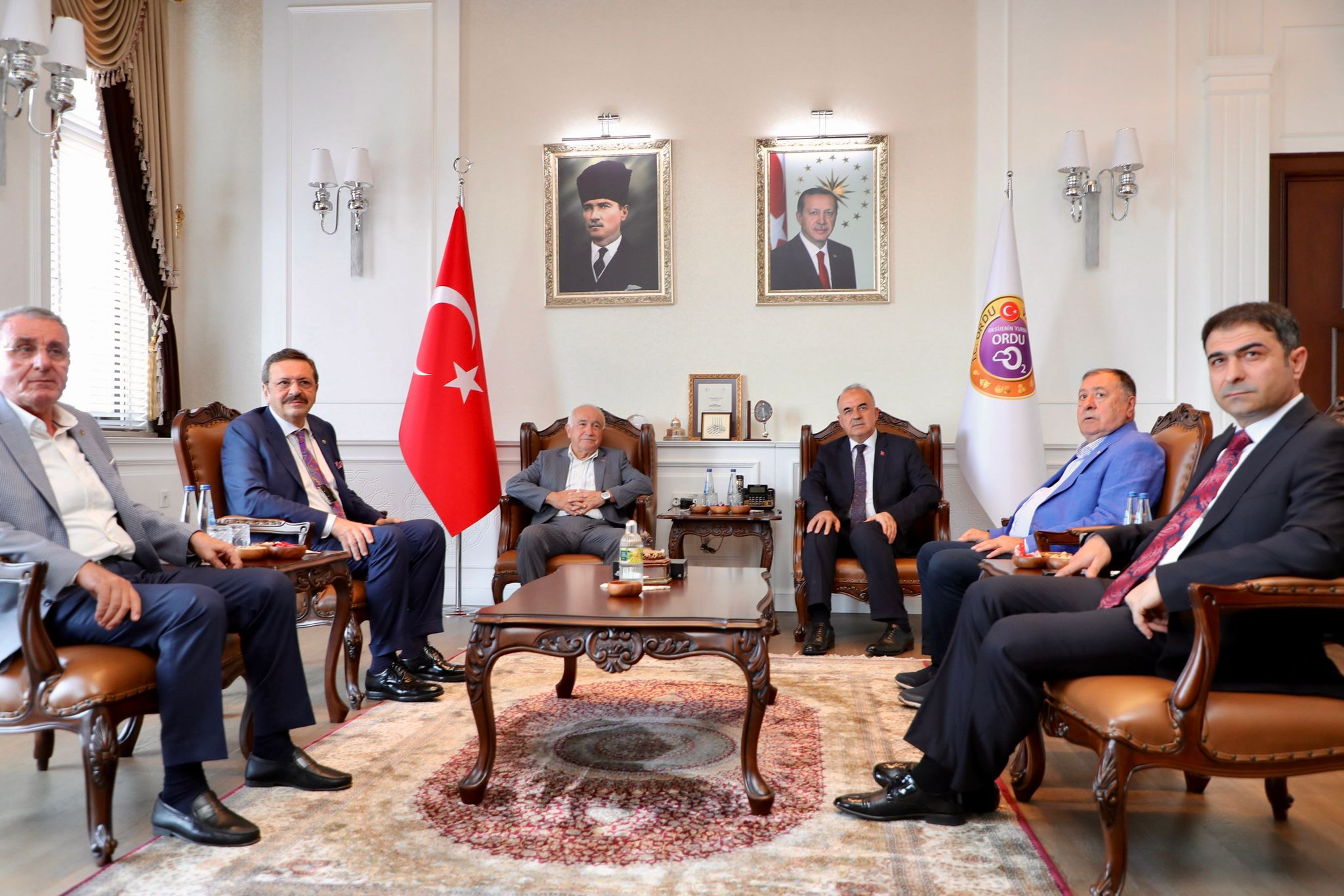 Çiçek ve Hisarcıklıoğlu, Vali Erol’u Ziyaret Etti Çeşitli açılış, ziyaret