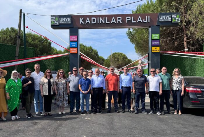 Ünye Belediyesi Yeni Kadınlar Plajı düzenlenen törenle hizmete girdi Çınarsuyu