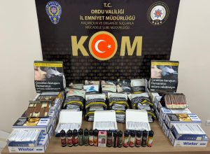 Ordu’da KOM ekipleri tarafından Fatsa ve Altınordu ilçelerinde düzenlenen operasyonlarda