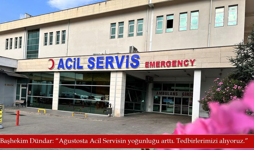 ÜNYE DEVLET HASTANESİ'NDE ACİL SERVİS YOĞUNLUĞU ARTTI acil