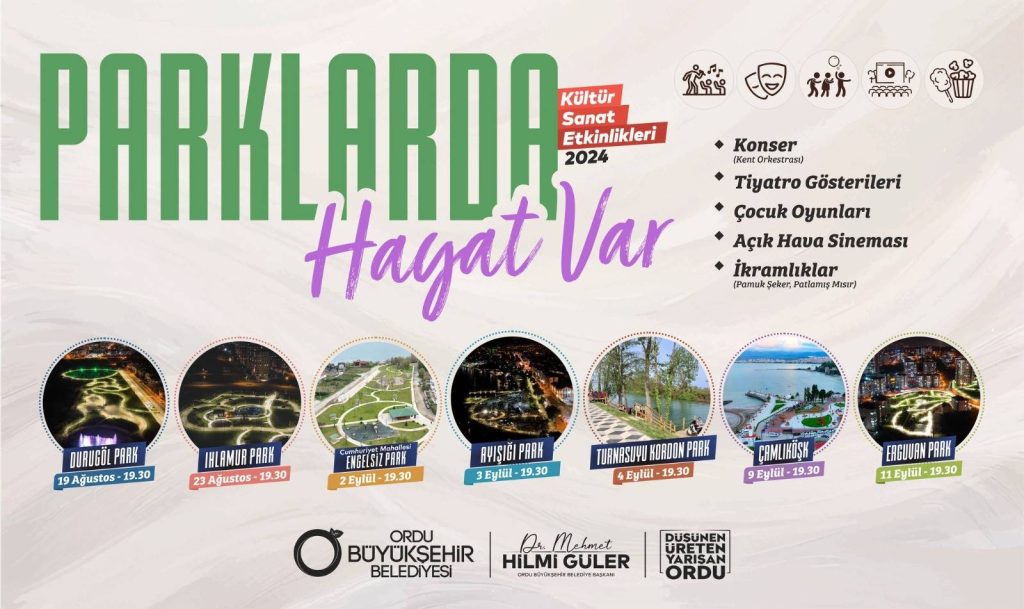 PARKLAR RENKLENİYOR p