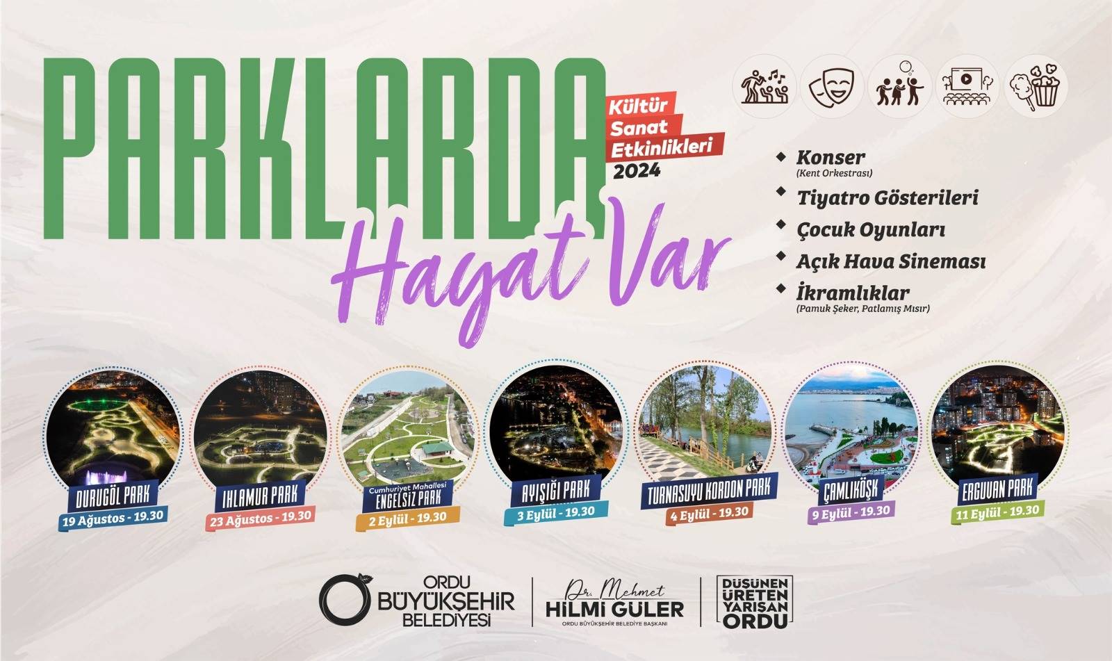 PARKLAR RENKLENİYOR “PARKLARDA HAYAT VAR” BAŞKAN GÜLER’İN ORDULULARIN HİZMETİNE SUNDUĞU